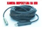 Kamera endoskopowa/inspekcyjna na USB, 4 diody IR ...