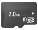 Karta SD micro o pojemności 2GB do minirejestrator...